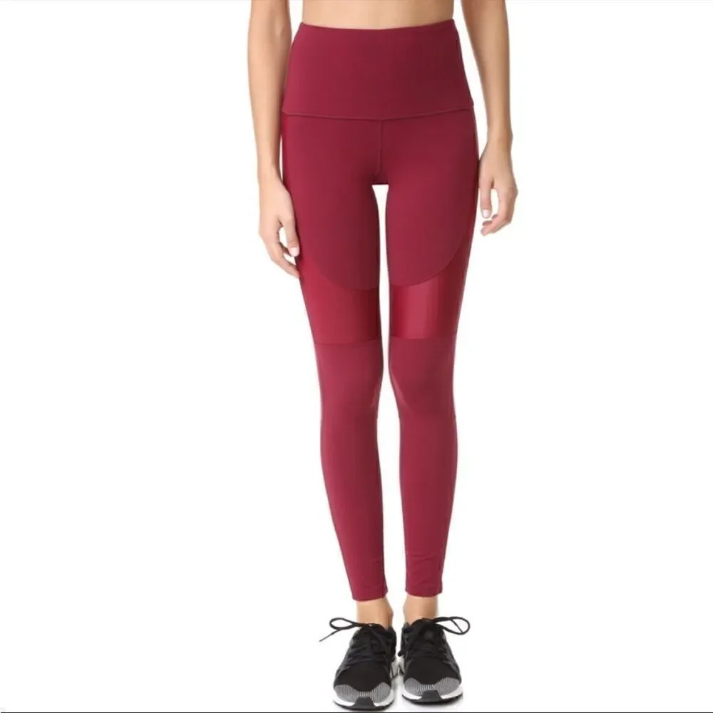 SPLITS59 MOJAVE FARRAH HIGH WAIST MOTO ACTIVE LEGGINGS SIZE MEDIUM